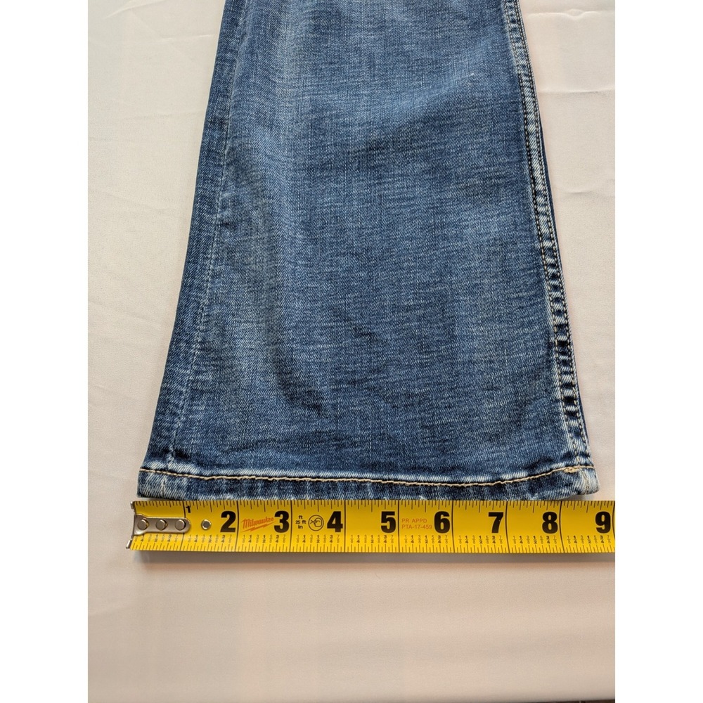 BKE Stella Low Rise Bootcut Jeans Distressed Medium Wash Blue Womens 27 x 29 1/2 - Picture 7 of 12